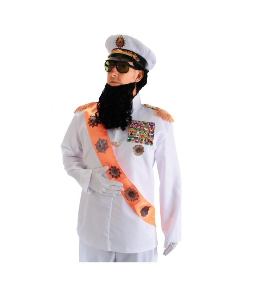 THE DICTATOR ADULT JACKET W/ SASH COSTUME LICENSED 402360 L/XL