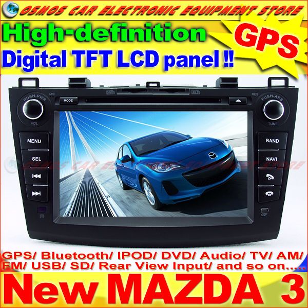 12 8 Car DVD Player GPS Navigation In dash Stereo Radio System BT TV