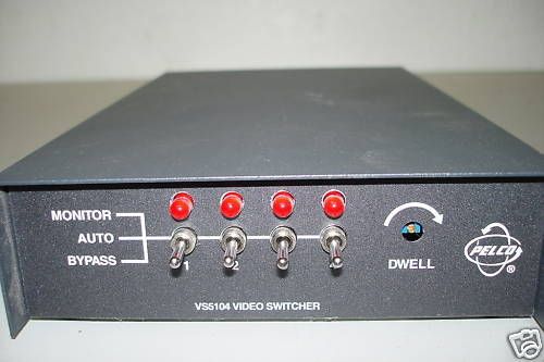 PELCO VS5104 VIDEO SWITCHER 4 PORT NICE