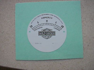 Harley VL, JD, RL, Weston Ammeter Transfer, Sticker