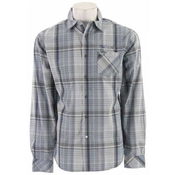 Planet Earth Sanders Plaid L/S Shirt Deniplaid Mens