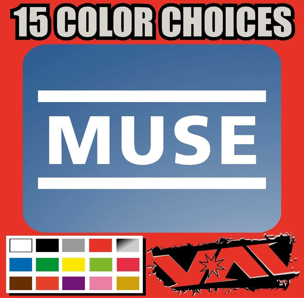 MUSE vinyl sticker decal alternative uprising revolution 1984 kroq