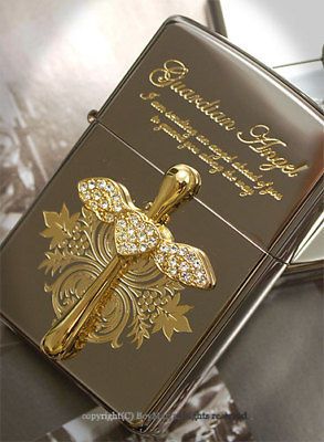 Guardian Gold Zippo/Free gif ts(Flint, Wick), Shipping