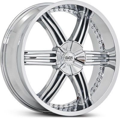 20 X 9 STATUS S823 TROJAN CHROME CHARGER REGAL ESCALADE EXPEDITION