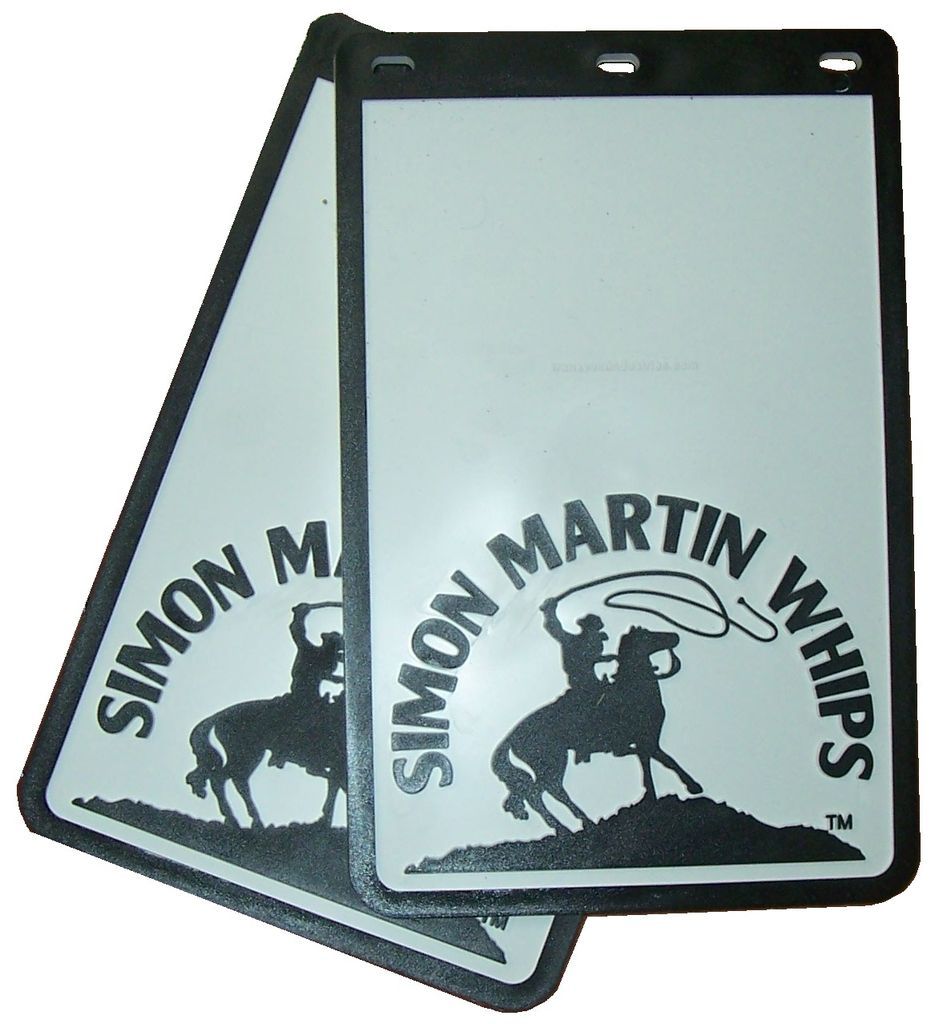 Simon Martin Whips Mudflaps, Ute Trailer Mud Flaps Small Long Size