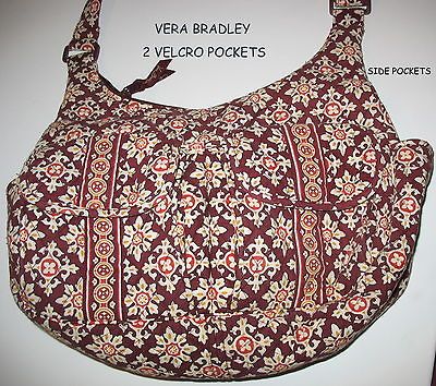 VERA BRADLEY   NWOT X LARGE HOBO BAG WITH LOTS OF POCKETS   ADJ