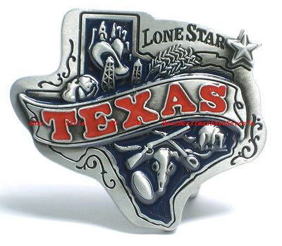 BBG1815S TEXAS MAP LONE STAR LONGHORN SKULL COWBOY HUNTING WESTERN