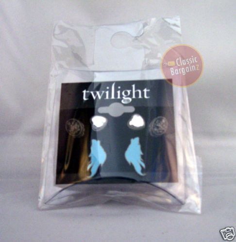 TWILIGHT =3 Earrings Set Cullen Crest+Heart+Wo lf= NEW