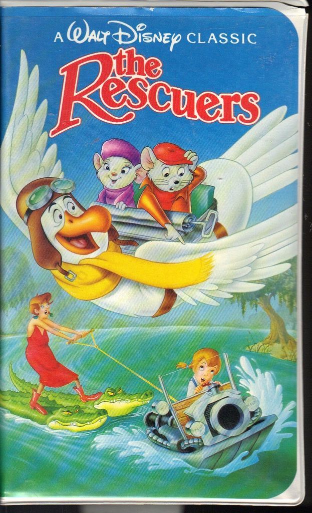 Walt Disney Classic The Rescuers (VHS, 1992) Clam Shell #1399
