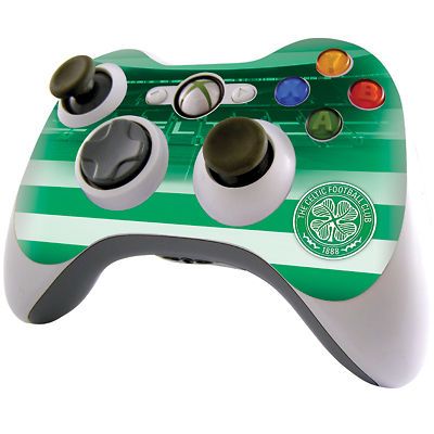CELTIC FC Xbox 360 CONTROLLER ADHESIVE SKIN FOOTBALL SOCCER OFFICIAL