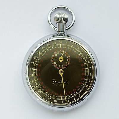 Very rare vintage German HANHART stopwatch, 3 jewels, 1930s