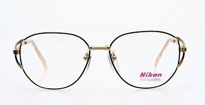 Elegant, shiny golden a. matte black glasses for ladies by NIKON M10K