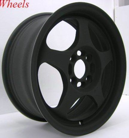 ROTA SLIPSTREAM 15X6.5 4X100 CHARCOAL BLACK WHEELS