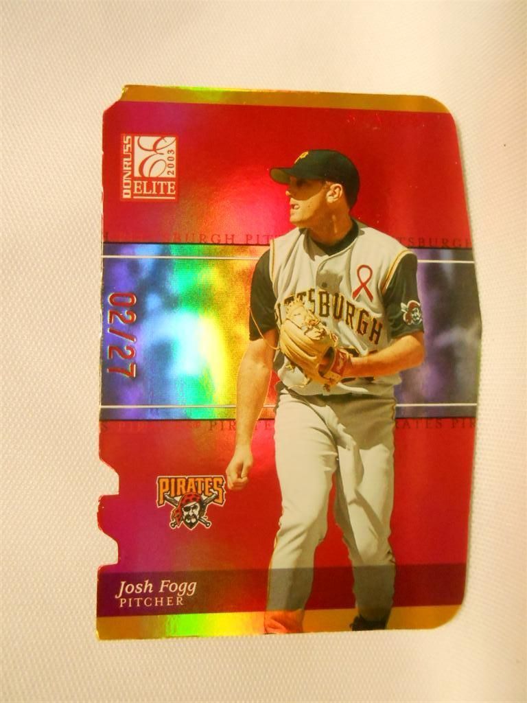 JOSH FOGG PIRATES 2003 DONRUSS ELITE #147 STATUS #d 2/27 