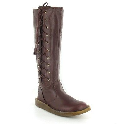 Dr Martens Martine Knee High Adjustable Boots Brown