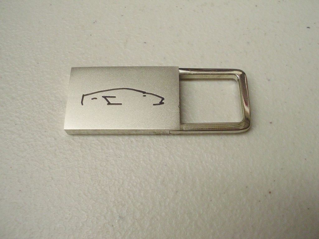 LAMBORGHINI GENUINE GALLARDO KEYCHAIN OEM # 991000711