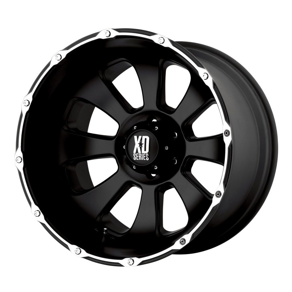 20X9 XD Armour Matte Black Wheels 6X5.5 GM 1500 / Titan / Tacoma QTY 4