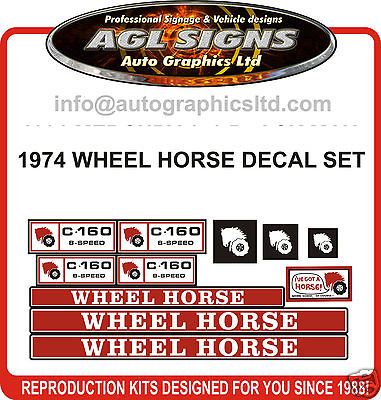 wheelhorse decals