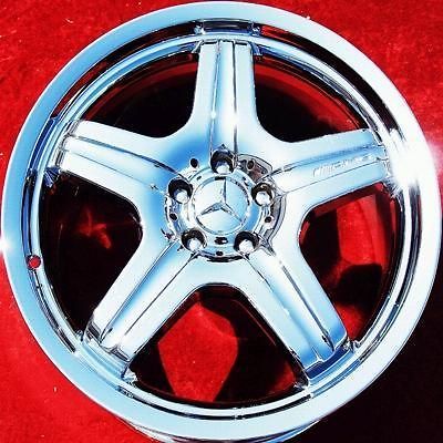 NEW MERCEDES BENZ ML63 AMG 20 OEM CHROME WHEELS RIMS 65428 EXCHANGE