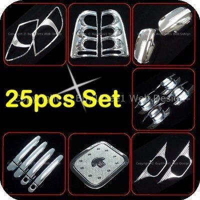 Vigo Chrome Trim Cover Head Tail Light Gate Door Handle Shells Rim