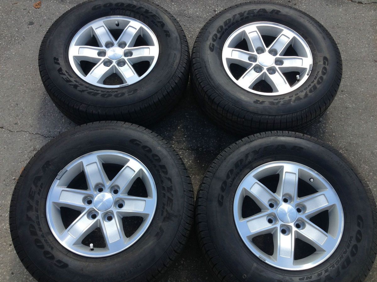 2013 GMC Chevy 1500 17 Wheels Rims and Tires Set of 4 Wheels and Tires