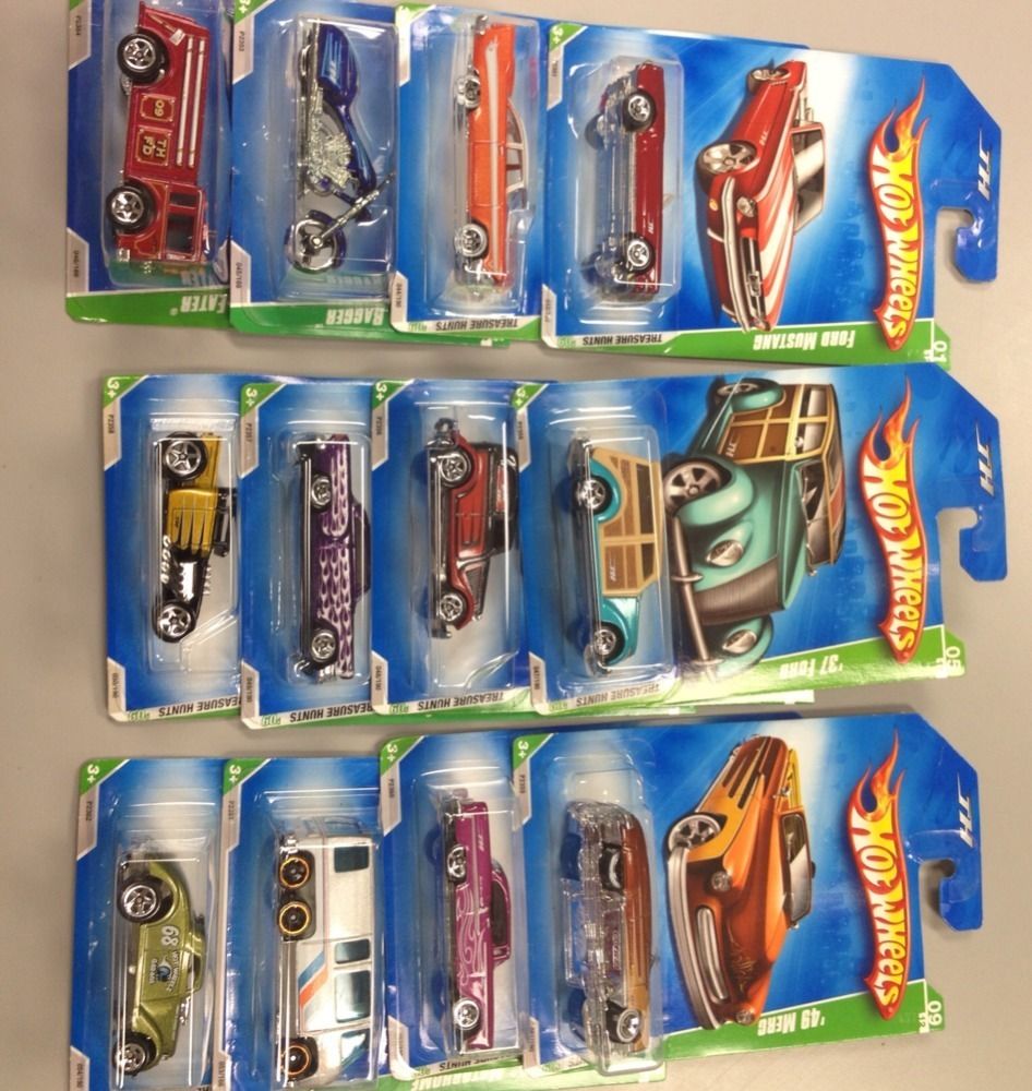 Hot Wheels 2009 Treasure Hunt Set All Twelve Bonus Super Hunt