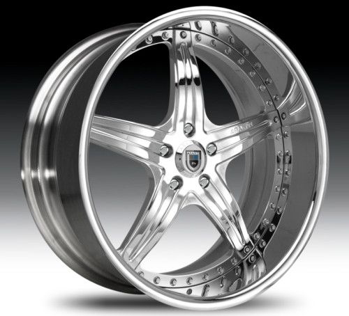 32 asanti AF144 Chrome Wheels Rims 3 Piece