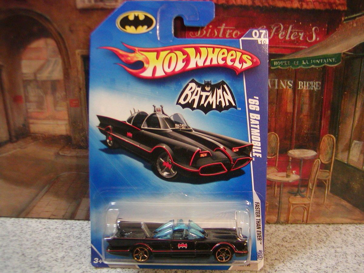 Hot Wheels 133 2009 Faster Than Ever 66 Batmobile 1 64 Die Cast 7 10