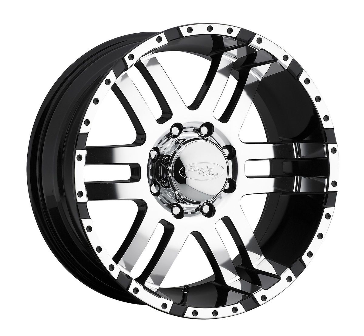 CPP American Eagle 079 wheels rims, 17x9, Fits DODGE RAM 2500 3500