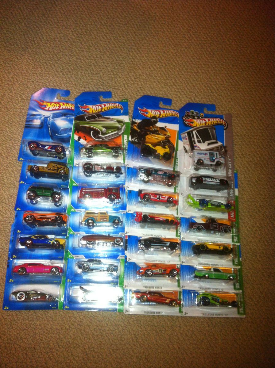 2007 2013 Hot Wheels Treasure Hunt Bulk Lot 28 Cars No Duplicates