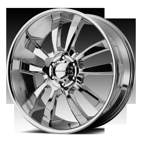 24 WHEELS RIMS KMC SKITCH CHROME LAND CRUISER TUNDRA TRD SEQUOIA LX470