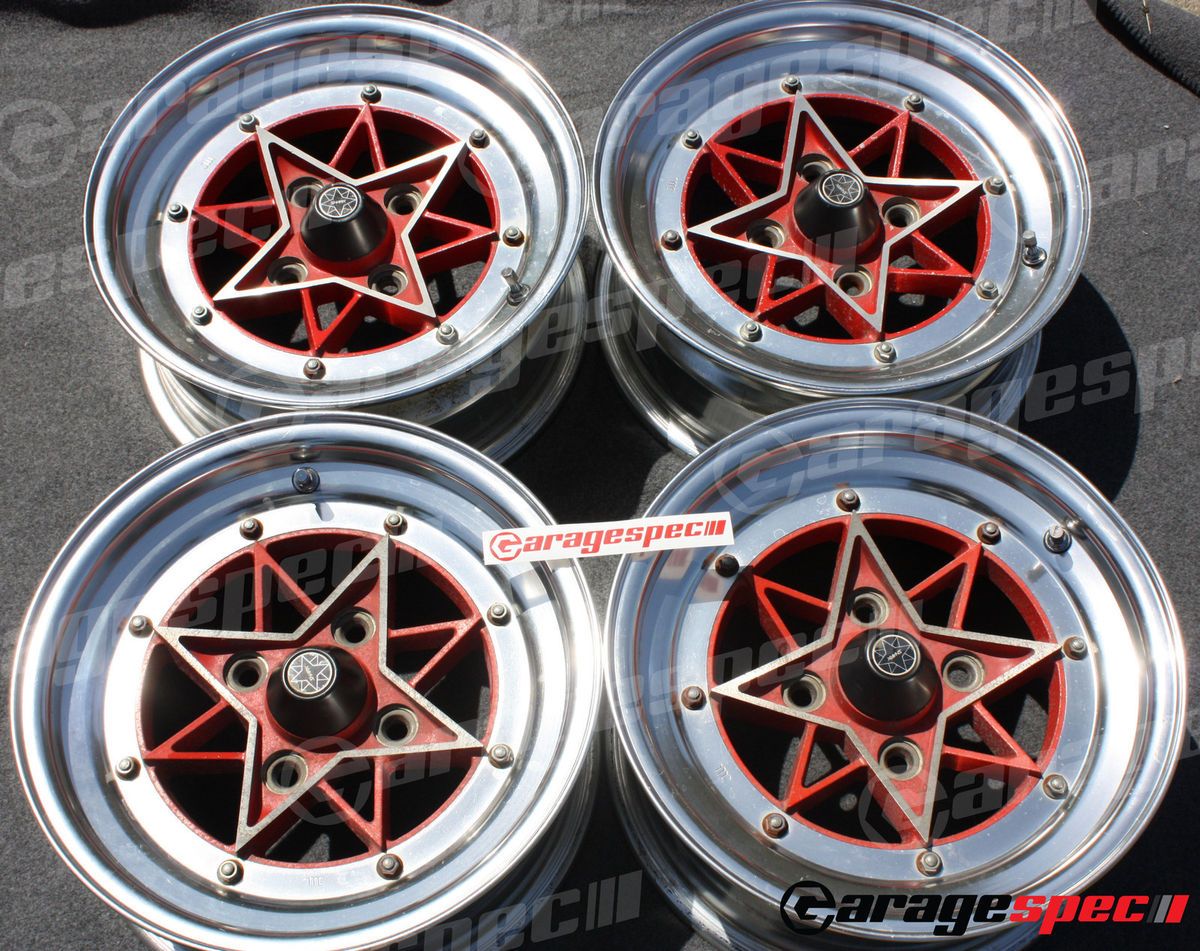 SSR Sharks Wheels Rims JDM Old School Very RARE AE86 Cressida Datsun