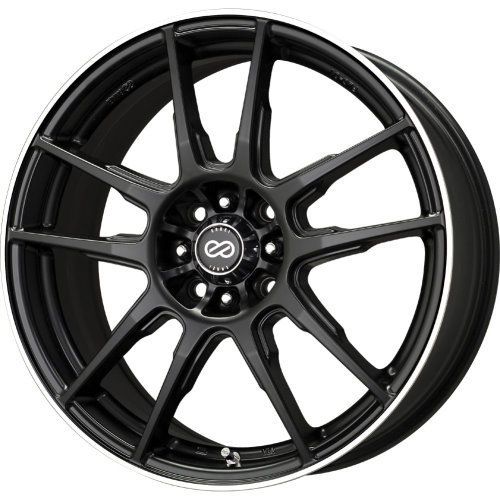 17 Enkei FLC01 Black Rims Wheels Civic Eclipse XB STI