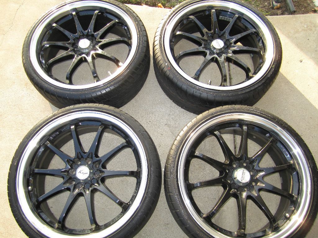  for Scion Xb Kyowa Racing Rims and Low Profile Riken Raptor Tires