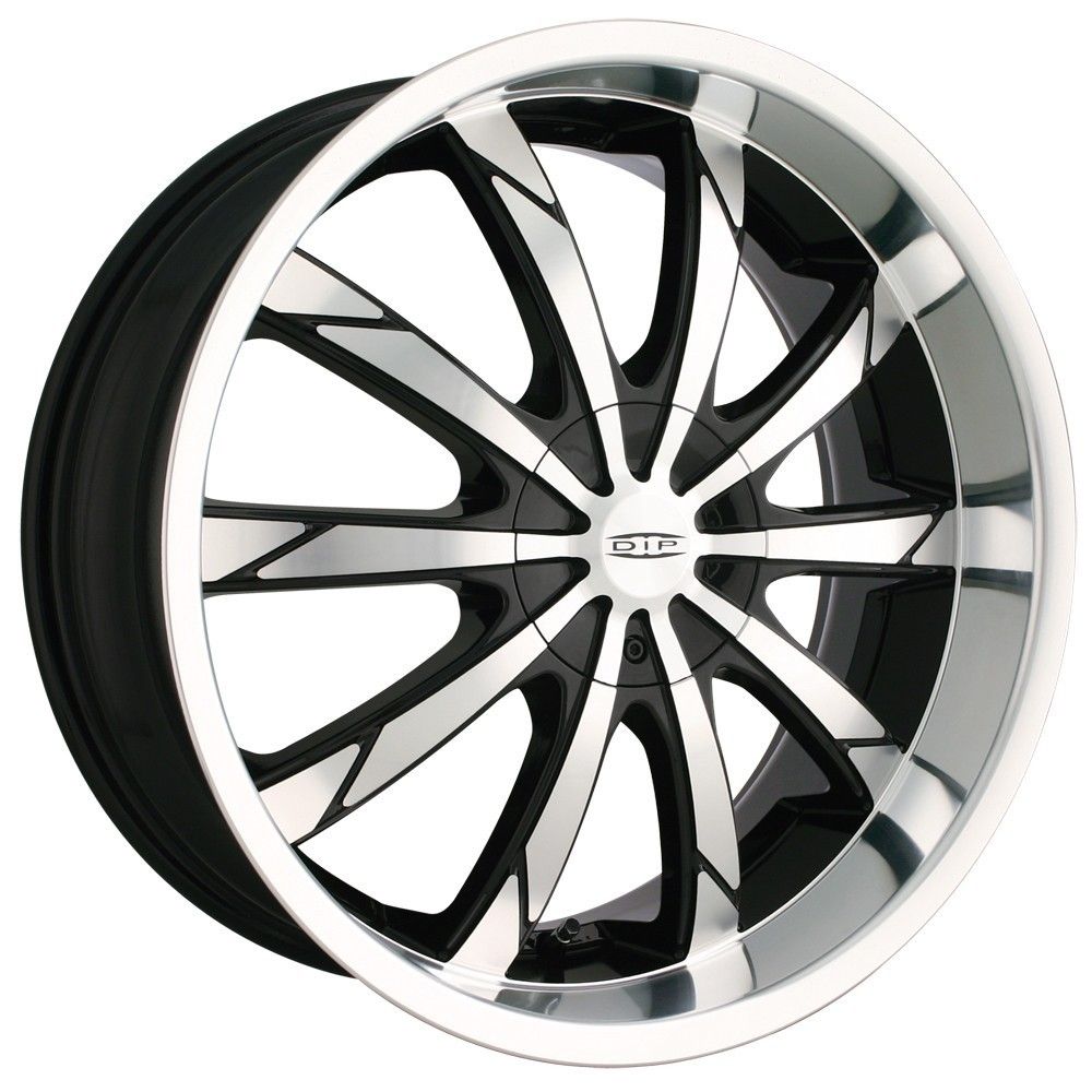 Slack Black Machined 5x100 5x4 5 w 40 Et D66 8703B Wheels Rims