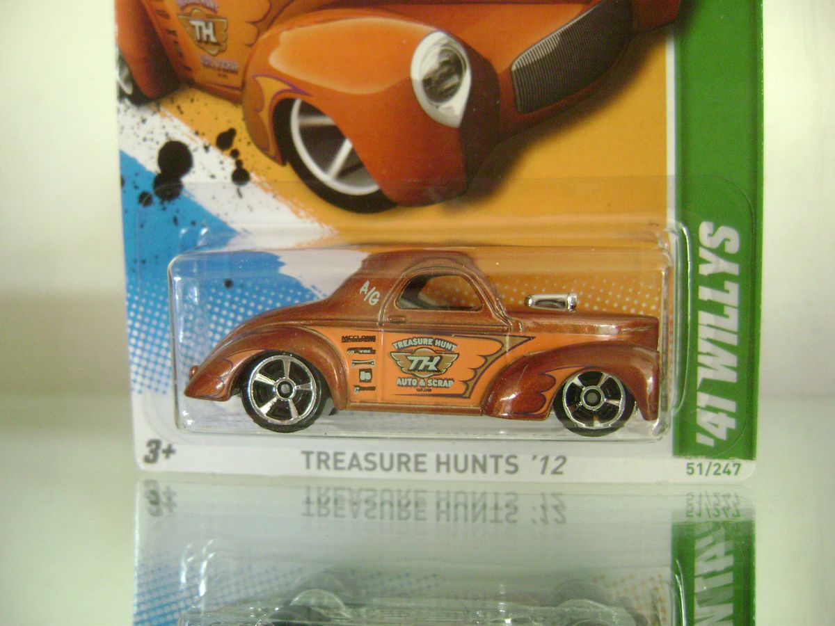 Hot Wheels 2012 41 Copper Willys Treasure Hunts 12 1 15