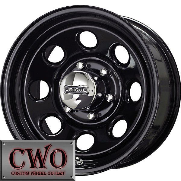 15 Black Unique 297 Wheels Rims 5x114 3 5 Lug Jeep Wrangler Ranger