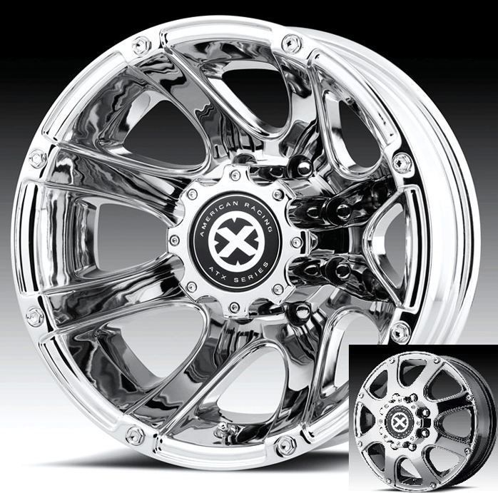 AMERICAN RACING AX189 8X6 5 SILVERADO RAM F250 F350 WHEELS RIMS DUALLY