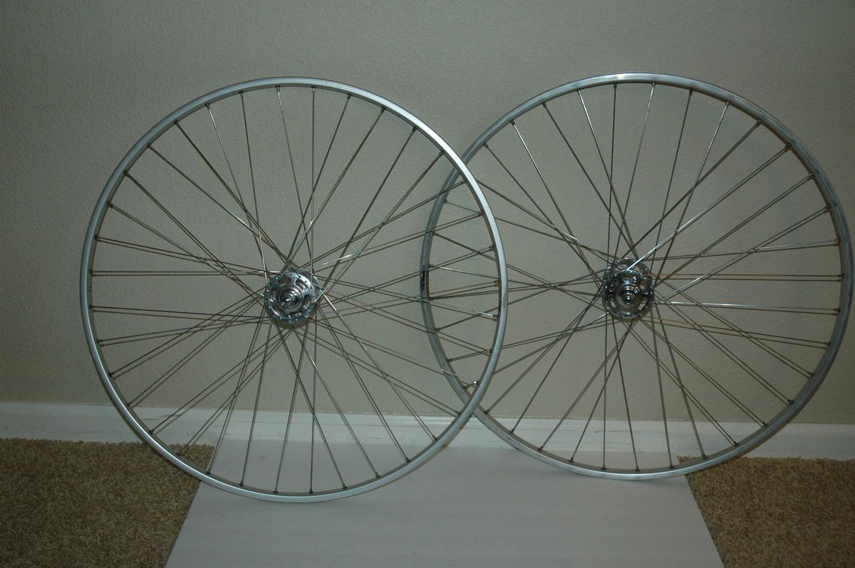 Record Large Flange Pista Wheelset 36 Hole Clincher Mavic Rims