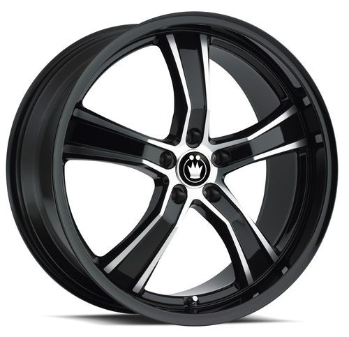 18x8 Konig Airstrike Wheels 5x100mm Rim ET45 Black