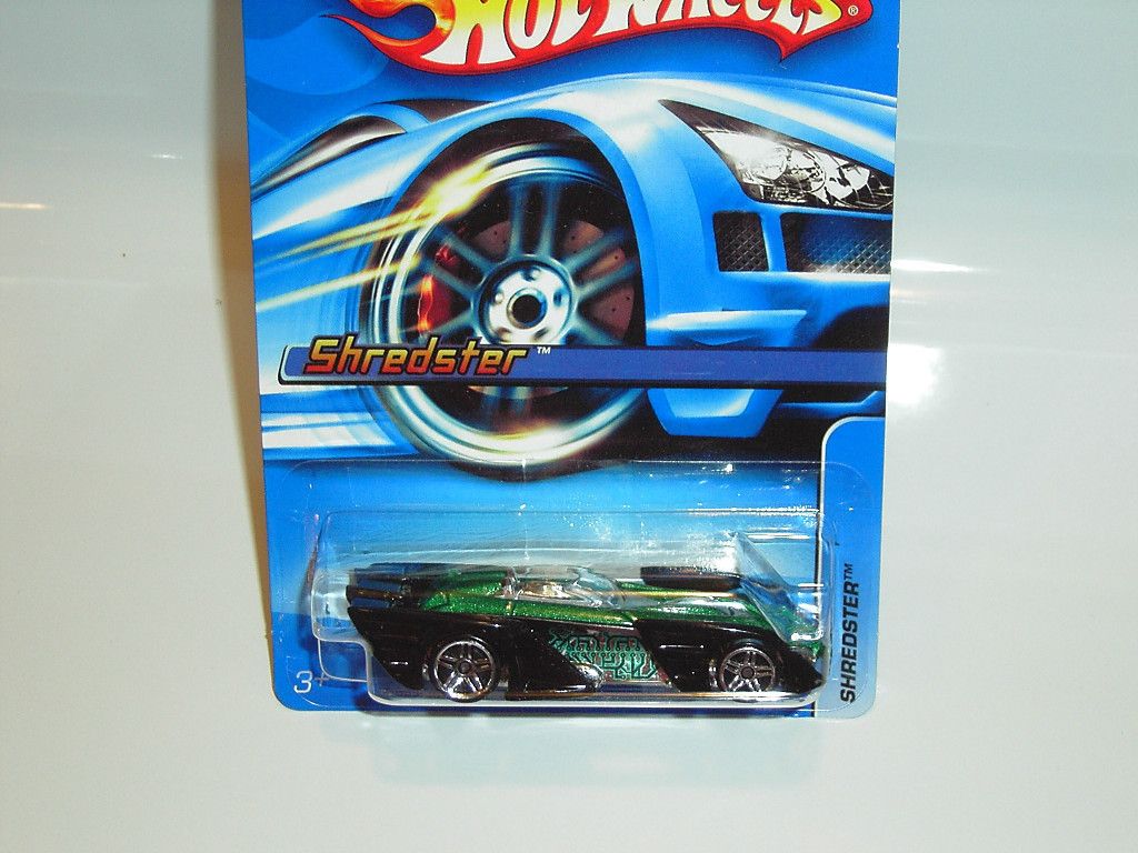 2006 Hotwheels 123 Shredster Green Black Star