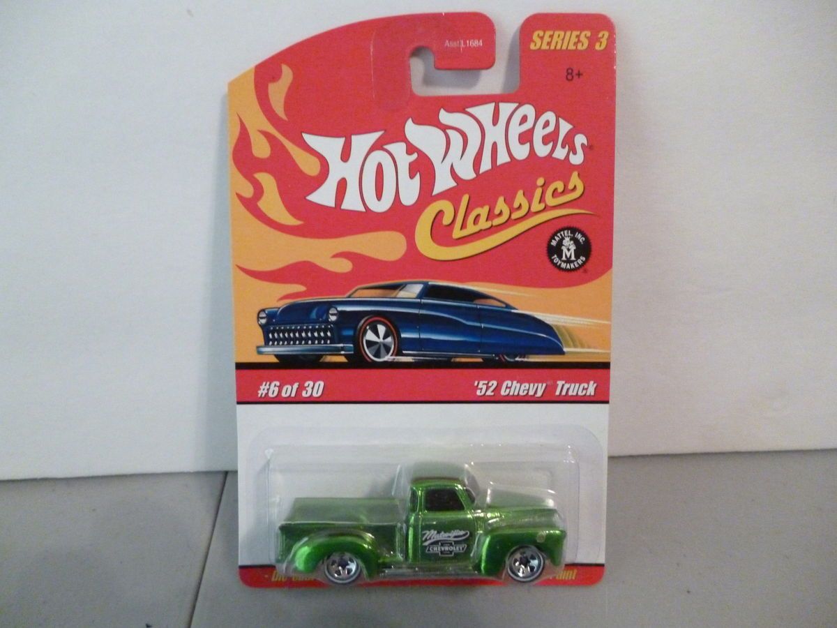 Hot Wheels Classics Series 3 6 30 Green 52 Chevy Truck