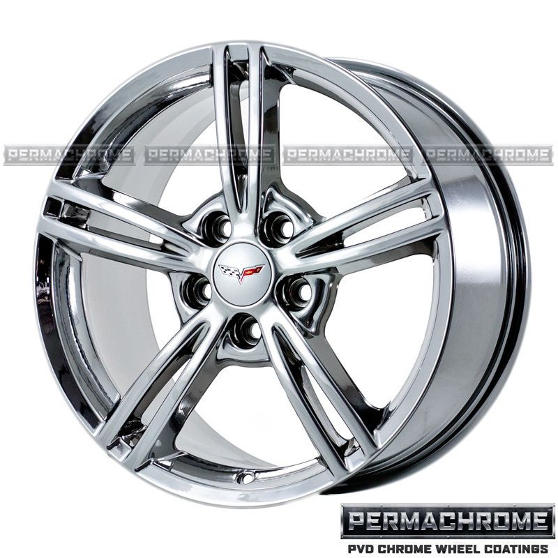 Corvette 18 19 PVD Chrome Wheels 5338 43 Outright