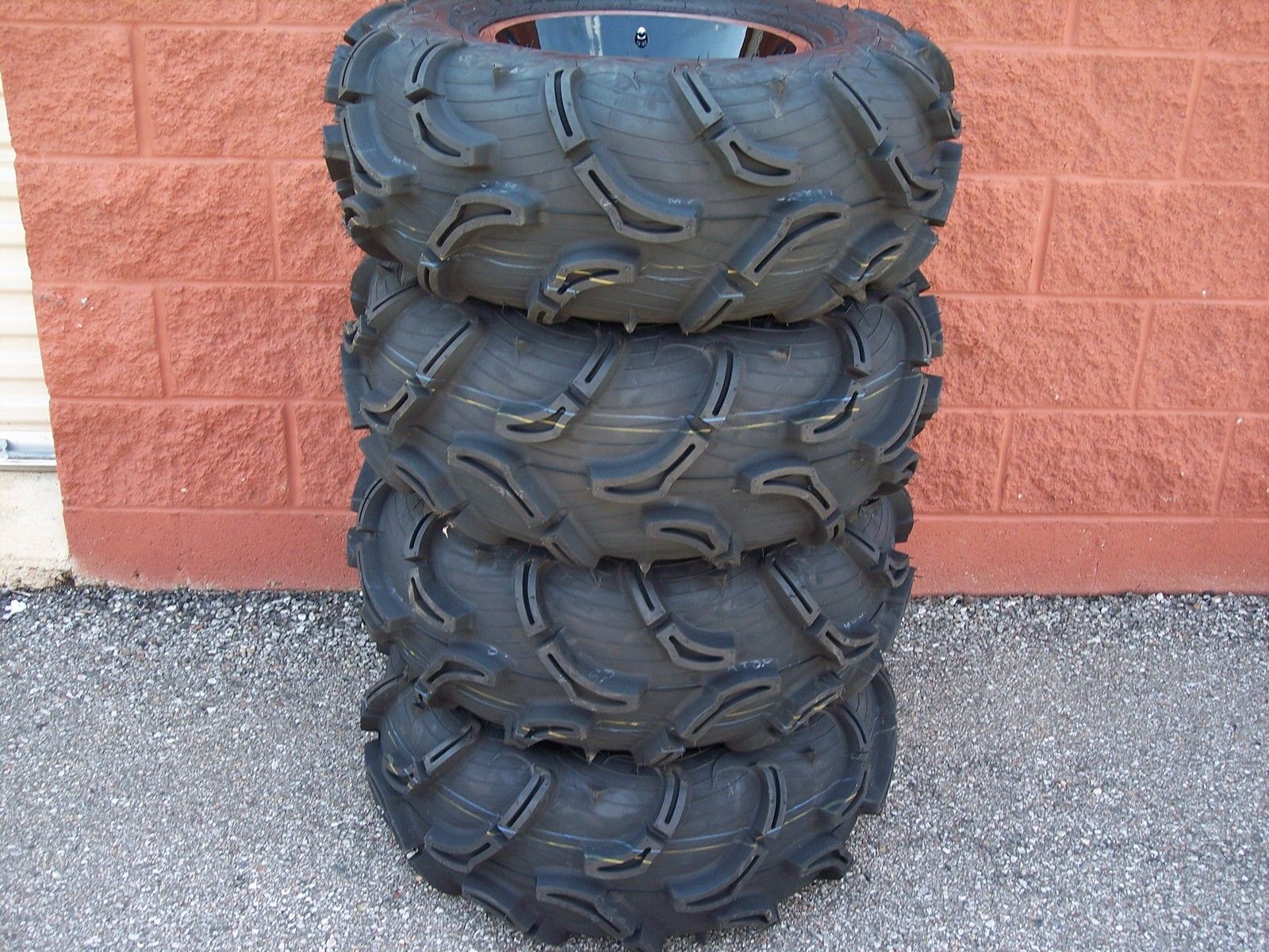 30 Yamaha Rhino Zilla Wide Kit ATV Tire 14 B6 Wheel Kit Complete