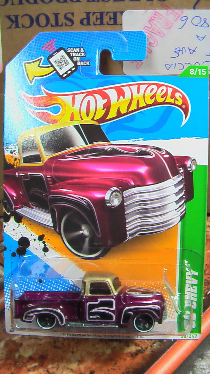 Hot Wheels 52 Chevy Treasure Hunt New Mint US Card