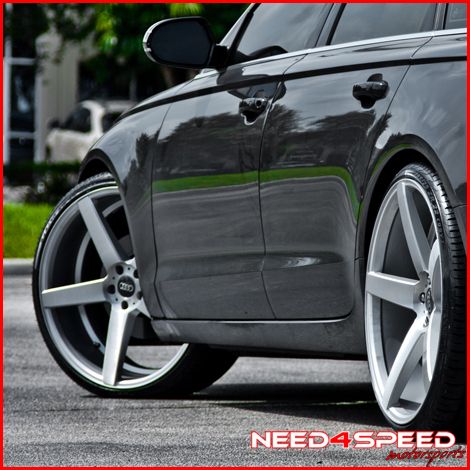 E500 E550 E55 XO Miami Silver Concave Staggered Wheels Rims