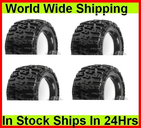 00 Trencher x 40 Series Tires 4 Traxxas T Maxx Revo Bead Wheels