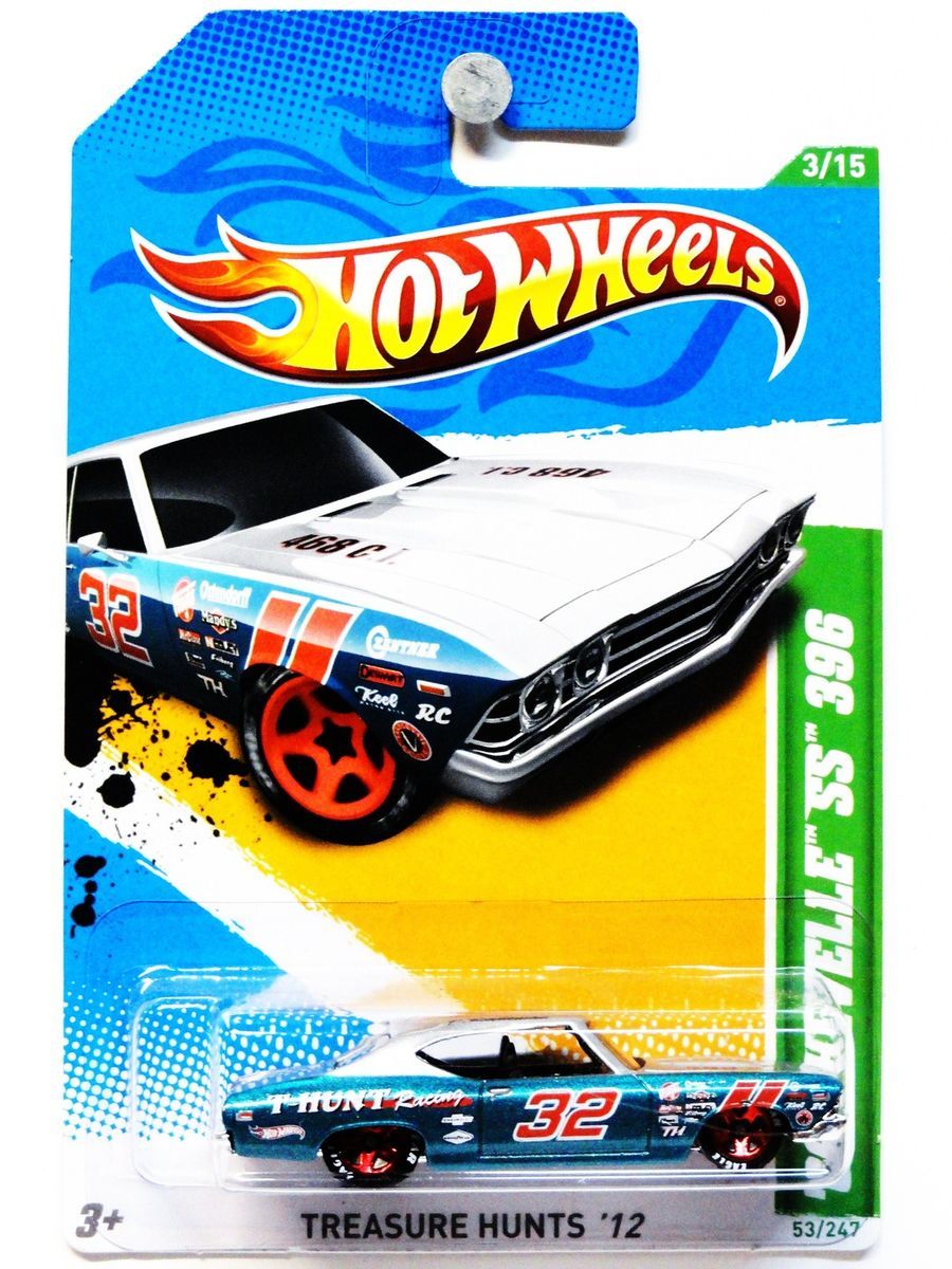 Hot Wheels 12 Treasure Hunt 053 69 Chevelle SS 396