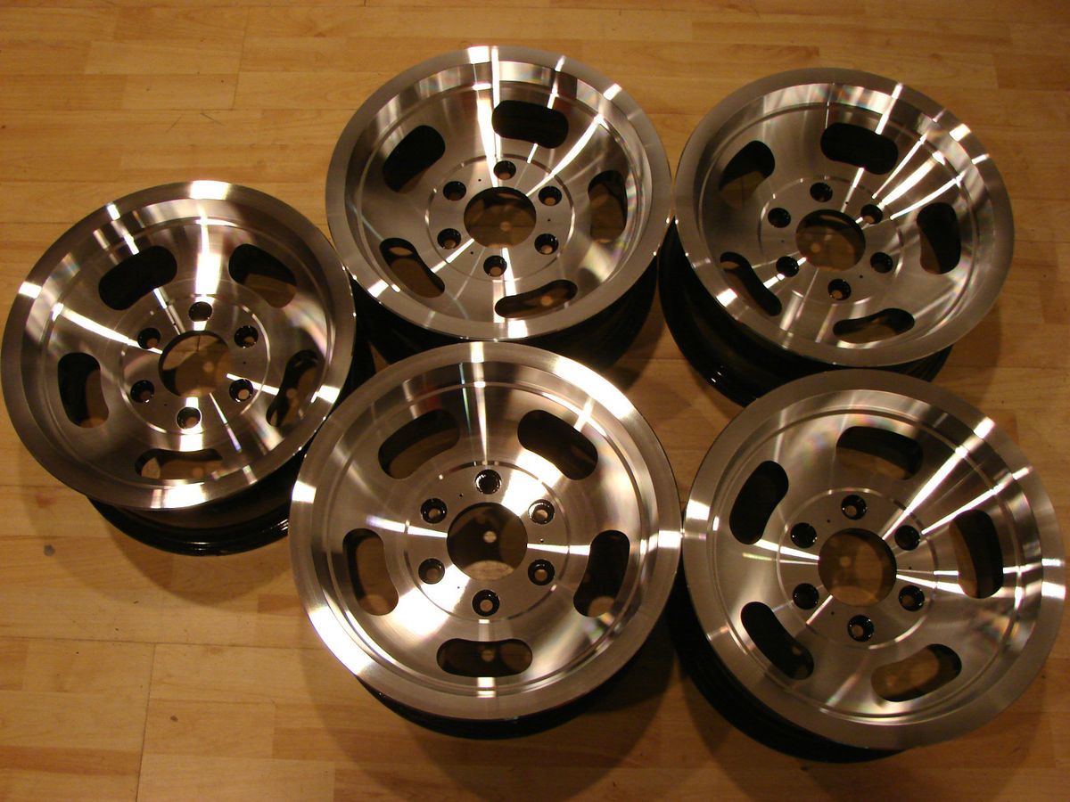  JEEP Wagoneer Aluminum Slot Mag Wheels Rims 6x5 5 6 LUG Nicr thn NOS