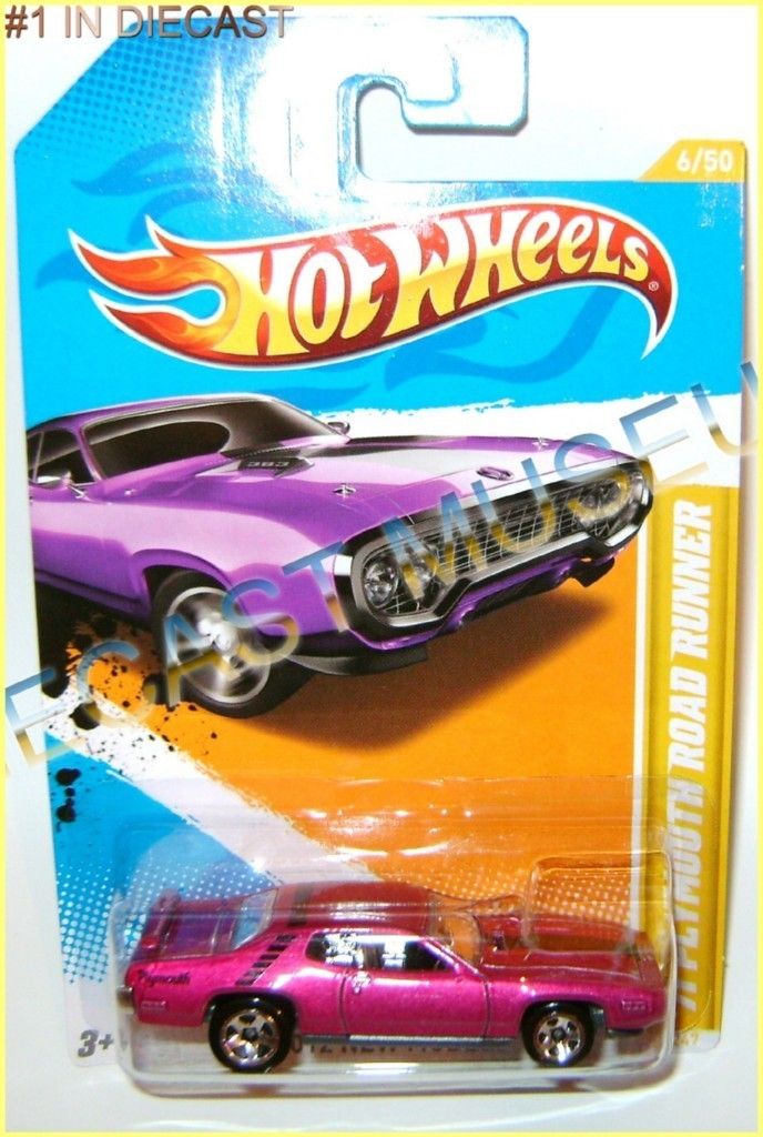 1971 71 Plymouth Road Runner Hot Wheels HW Diecast 2011